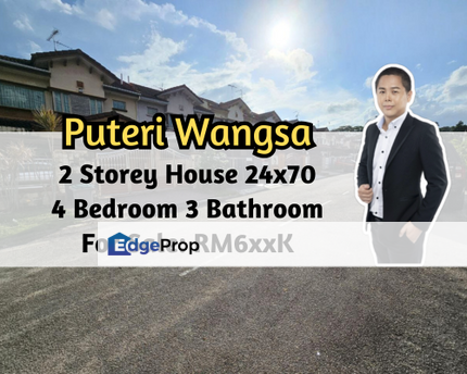 Taman Puteri Wangsa, Ulu Tiram, Johor, 2 Storey House 24x70, 4 Bedroom 3 Bathroom, Johor, Ulu Tiram