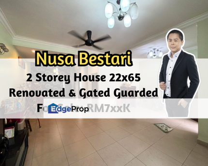 Taman Nusa Bestari 2, Skudai, Johor, 2 Storey House, Renovated, Gated Guarded, Good Condition, Johor, Skudai