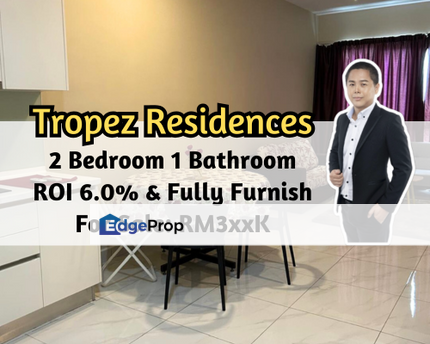 Tropez Residences @ Danga Bay, Johor Bahru, Johor, Fully Furnished, Gated Guarded, ROI 6.0%, 2 Bedroom, Johor, Johor Bahru