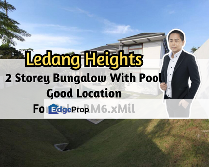 East Ledang, Iskandar Puteri (Nusajaya), Johor, 2 Storey Bungalow With Pool, Good Location, 6 plus 1, Johor, Nusajaya