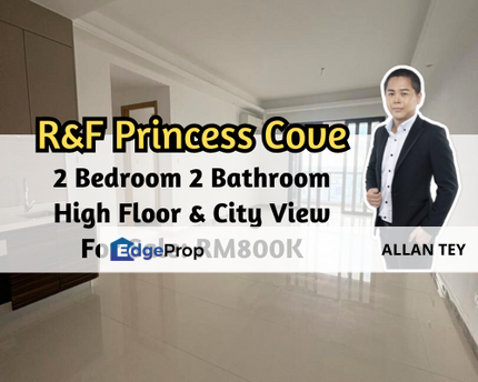 R&F Princess Cove - Seine Region, Johor Bahru, Johor, City View, 2 Bedroom 2 Bathroom, High Floor, Johor, Johor Bahru