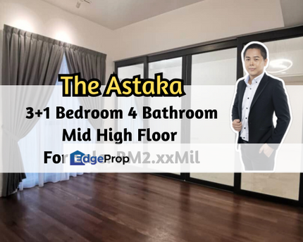 The Astaka @ 1 Bukit Senyum, Johor Bahru, Johor, 3 plus 1 Bedroom 4 Bathroom, Mid High Floor, 2,207 sqft, Johor, Johor Bahru