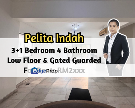 Pelita Indah Condominium, Johor Bahru, Johor, 3 plus 1 Bedroom, Gated Guarded, Low Floor, Johor, Johor Bahru
