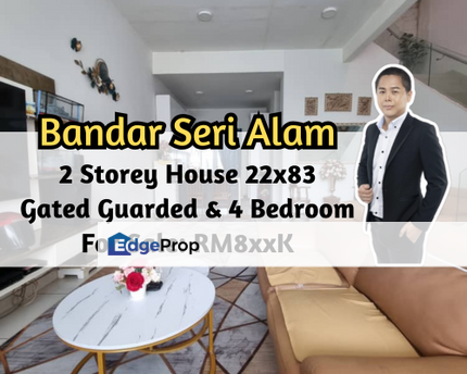 Emerald Residenz @ Bandar Seri Alam, Masai, Johor, 2 Storey House 22x83, Gated Guarded, Facing Garden, Johor, Masai