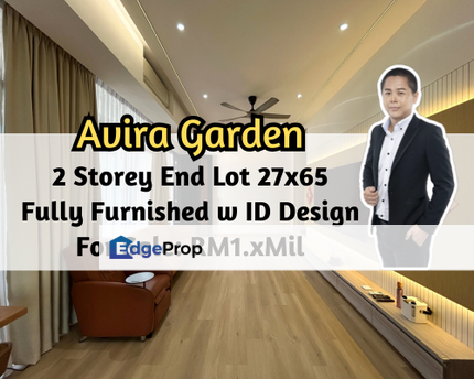 Avira Garden Terraces @ Medini, Iskandar Puteri (Nusajaya), Johor, 2 Storey End Lot 27x65, Fully Furnished with ID Design, Johor, Nusajaya