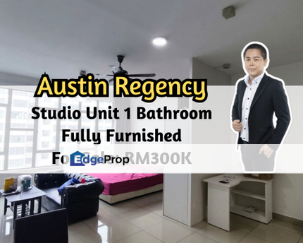 Austin Regency, Johor Bahru, Johor, Studio Unit, Fully Furnished, High Floor, 1 Car Park, Johor, Johor Bahru