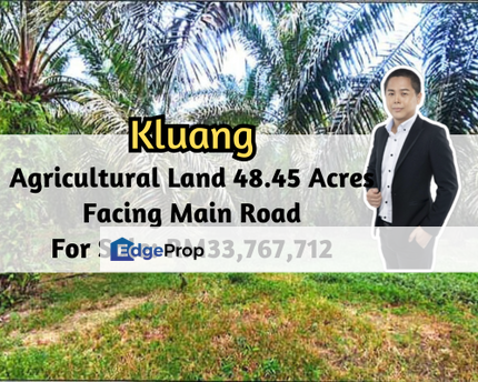 Taman Sri Kluang, Kluang, Johor, Agricultural Land, 48.45 Acres, Facing Main Road, Johor, Kluang