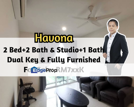 Havona Residence @ Taman Mount Austin, Johor Bahru, Johor, Dual Key, Fully Furnish, 2 Bed plus 2 Bath, Studio plus 1 Bath, Johor, Johor Bahru