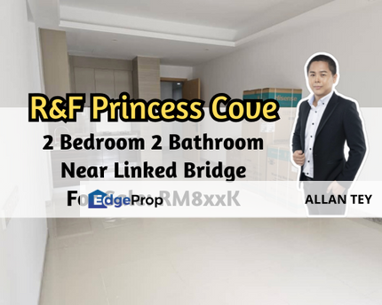 R&F Princess Cove - Seine Region, Johor Bahru, Johor, Brand New, 2 Bed, Near Linked Bridge, High Floor, Johor, Johor Bahru