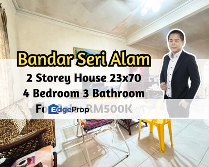 Bandar Seri Alam, Masai, Johor, 2 Storey House 23x70, 4 Bedroom 3 Bath, Intermediate, Johor, Masai