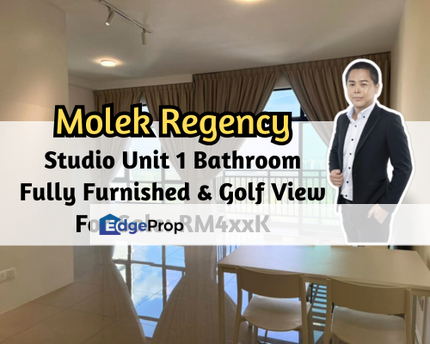Molek Regency, Johor Bahru, Johor, Studio, Fully Furnished, Swimming Pool & Golf View, Johor, Johor Bahru