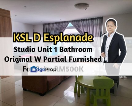 D'Esplanade Residence, Johor Bahru, Johor, Studio Unit, Original Unit With Partial Furnished, Johor, Johor Bahru