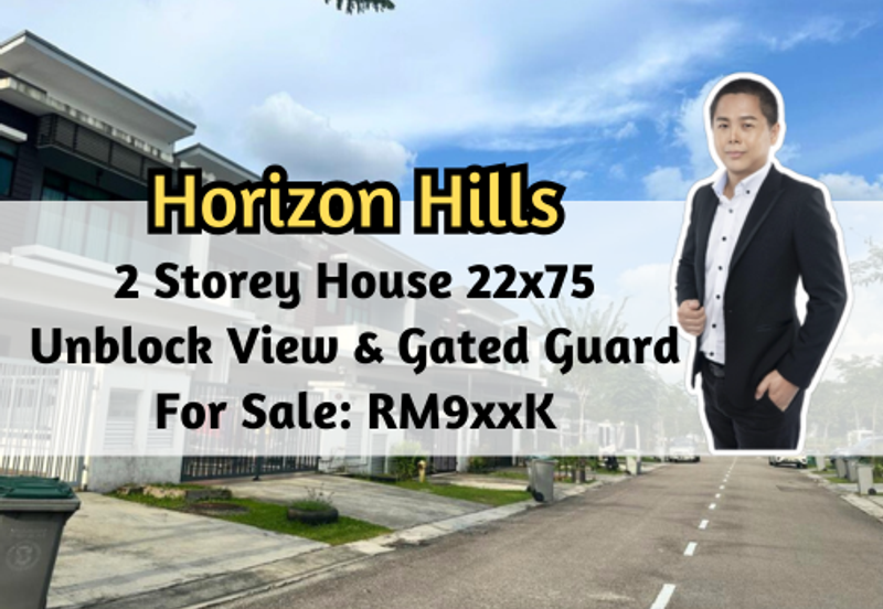 Horizon Hills, Horizon Hills, Johor, 2 Storey House 22x75, Unblock View, Gated Guarded