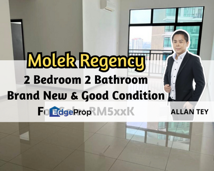 Molek Regency, Johor Bahru, Johor, 2 Bedroom 2 Bathroom, Brand New Unit, Good Condition, Johor, Johor Bahru