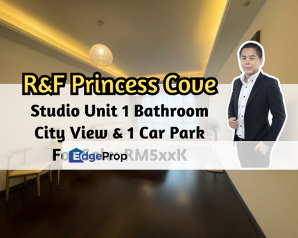 R&F Princess Cove, Johor Bahru, Johor, Studio Unit, City View, 1 Car Park, 1 Bathroom, Johor, Johor Bahru