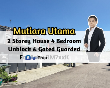 Taman Mutiara Rini, Skudai, Johor, 2 Storey House, Unblock, Gated Guarded, 4 Bed 3 Bath, Johor, Skudai