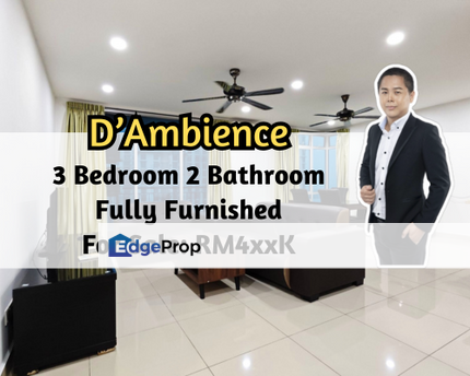 D'Ambience Residences (Ikatan Flora), Bandar Baru Permas Jaya, Permas Jaya/Senibong, Johor, Fully Furnished, Pool View, 3 Bedroom, Johor, Permas Jaya/Senibong