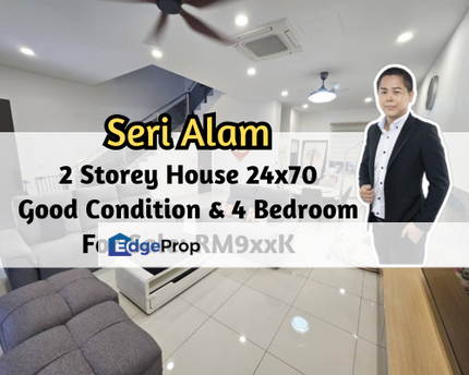 Topaz Residenz @ Bandar Seri Alam, Masai, Johor, 2 Storey House 24x70, Good Condition, 4 Bedroom, Johor, Masai