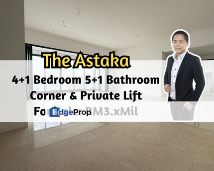 The Astaka @ 1 Bukit Senyum, Johor Bahru, Johor, Corner Unit, Private Lift, 4 plus 1 Bed, Facing Singapore, Johor, Johor Bahru