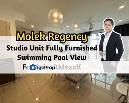 Molek Regency, Johor Bahru, Johor, Studio Unit, Fully Furnished, Swimming Pool View, Johor, Johor Bahru