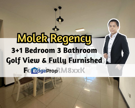 Molek Regency, Johor Bahru, Johor, Golf View, Fully Furnished, 3 plus 1 Bed, High Floor, Johor, Johor Bahru