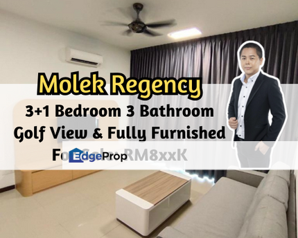 Molek Regency, Johor Bahru, Johor, Golf View, Fully Furnished, 3 plus 1 Bed, High Floor, Johor, Johor Bahru