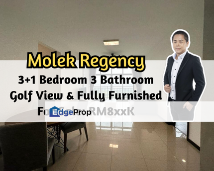 Molek Regency, Johor Bahru, Johor, Golf View, Fully Furnished, 3+1 Bedroom, High Floor, Johor, Johor Bahru