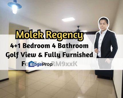 Molek Regency, Johor Bahru, Johor, Golf View, Fully Furnished, 4 plus 1 Bedroom, Mid Floor, Johor, Johor Bahru