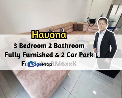 Havona Residence @ Taman Mount Austin, Johor Bahru, Johor, Fully Furnished, 3 Bedroom 2 Bathroom, 2 Car Park, Johor, Johor Bahru