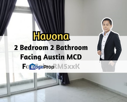 Havona Residence @ Taman Mount Austin, Johor Bahru, Johor, 2 Bedroom 2 Bathroom, Facing Austin Mcd, Johor, Johor Bahru