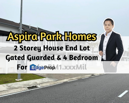 Aspira ParkHomes @ Gelang Patah, Gelang Patah, Johor, 2 Storey End Lot with 11ft Land, Gated Guarded, Johor, Gelang Patah