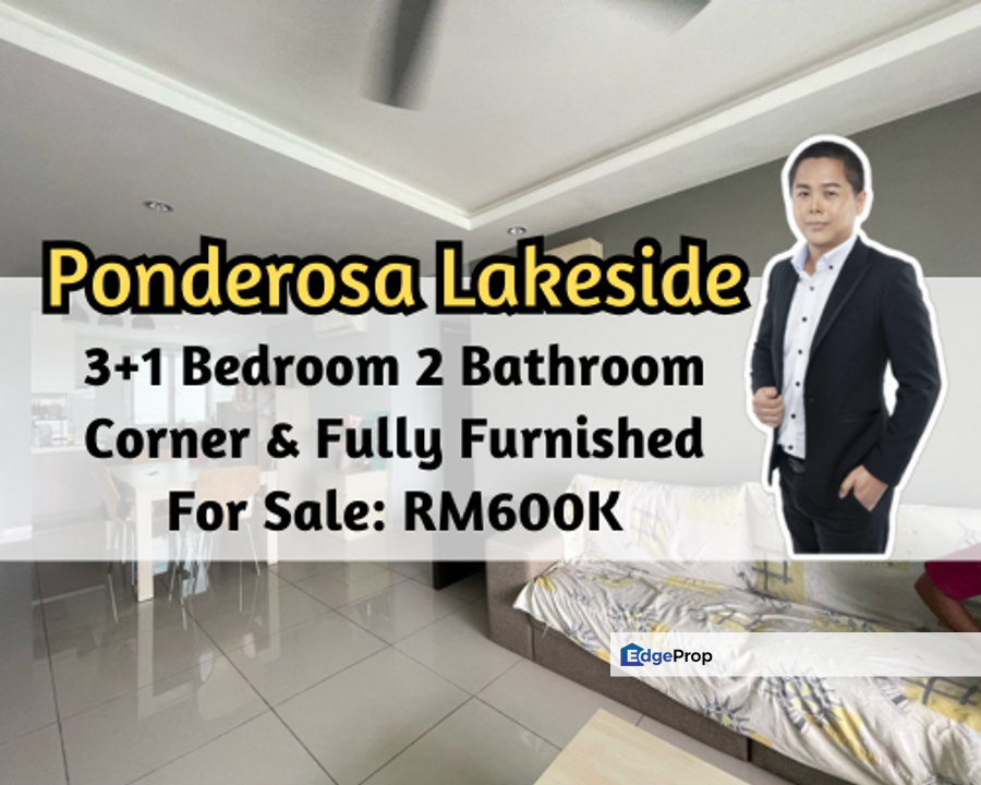 Ponderosa Lakeside Luxury Apartments, Johor Bahru, Johor, Corner, Fully Furnished, Gated Guard, 3+1 Bed, Johor, Johor Bahru