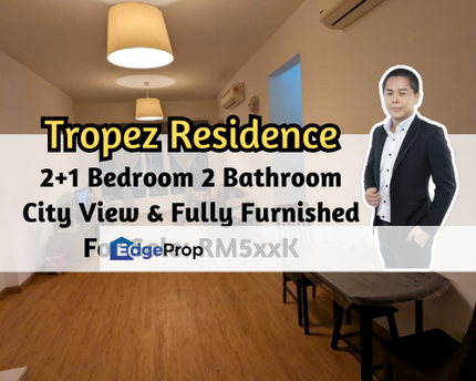 Tropez Residences @ Danga Bay, Johor Bahru, Johor, City View, Fully Furnished, 2 plus 1 Bedroom 2 Bath, Johor, Johor Bahru