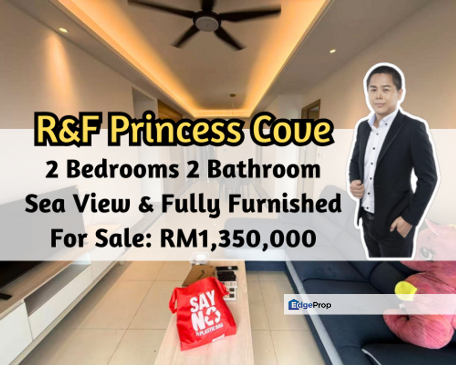 R&F Princess Cove, Johor Bahru, Johor, 2 Bedroom, Sea View, Fully Equipped, Johor, Johor Bahru