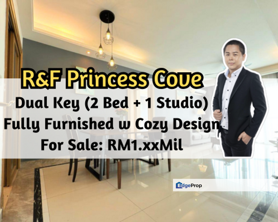 R&F Princess Cove, Johor Bahru, Johor, Dual Key Unit, Fully Furnished with Cozy Design, Johor, Johor Bahru