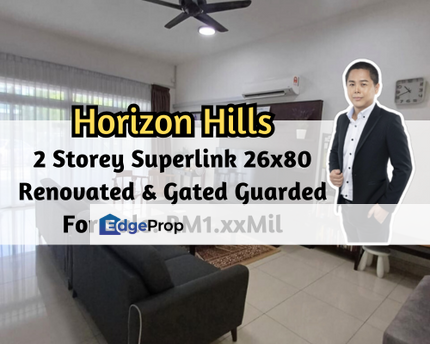 The Hills, Horizon Hills, Iskandar Puteri (Nusajaya), Johor, 2 Storey Superlink 26x80, Renovated Unit, Gated Guarded, Johor, Nusajaya