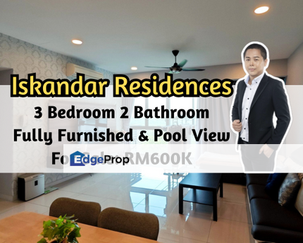 Iskandar Residences Medini, Iskandar Puteri (Nusajaya), Johor, Fully Furnished, Pool View, 3 Bedroom, Johor, Nusajaya