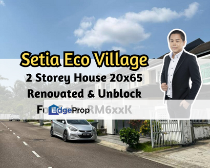 Setia Eco Village, Gelang Patah, Johor, 2 Storey House, Unblock & Renovated, Gated Guarded, Johor, Gelang Patah