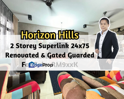 Horizon Hills The Green, Iskandar Puteri, Johor, 2 Storey Superlink 24x75, Renovated Unit, Gated Guarded, Johor, 