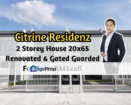 Citrine Residenz Seri Alam, Masai, Johor, 2 Storey House, Renovated, Gated Guarded, 4 Bedroom, Johor, Masai