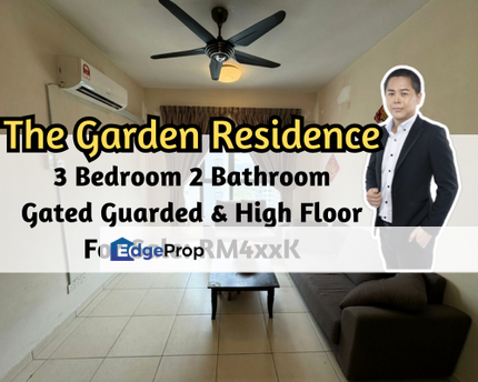 The Garden Residences, Skudai, Johor, 3 Bedroom 2 Bathroom, Gated Guarded, High Floor, Johor, Skudai