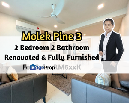 Molek Pine 3, Johor Bahru, Johor, Renovated, Fully Furnished, Good Condition, 2 Bed 2 Bath, Johor, Johor Bahru