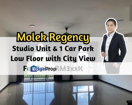Molek Regency, Johor Bahru, Johor, Studio Unit, Low Floor with City View, 1 Parking Lot, Johor, Johor Bahru