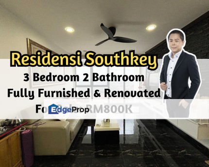 Southkey Mosaic, Johor Bahru, Johor, Residensi Southkey Mozek, Fully Furnish, 3 Bed, 2 Car Park, Renovated, Johor, Johor Bahru