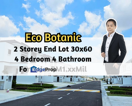 The Borough @ Eco Botanic 2, Iskandar Puteri, Johor, 2 Storey House 30x60, End Lot, 4 Bedroom 4 Bathroom, Johor, 