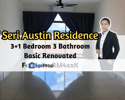 Seri Austin Luxury Apartment, Seri Austin Residence, Mount Austin, Renovated, 3 plus 1 Bedroom, Johor, Johor Bahru