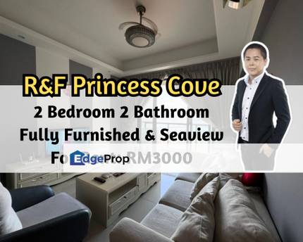 R&F Princess Cove, Johor Bahru, Johor, 2 Bedroom 2 Bathroom, Fully Furnished, Seaview Unit, Johor, Johor Bahru