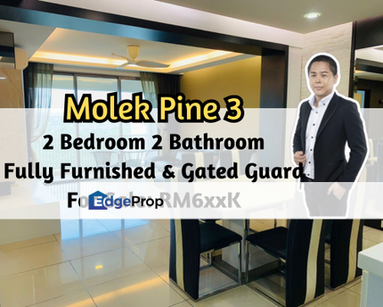 Molek Pine 3, Johor Bahru, Johor, Fully Furnished, 2 Bedroom, 2 Car Park, Gated Guarded, Johor, Johor Bahru