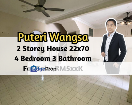 Taman Puteri Wangsa, Ulu Tiram, Johor, 2 Storey House 22x70, 4 Bedroom 3 Bathroom, Johor, Ulu Tiram