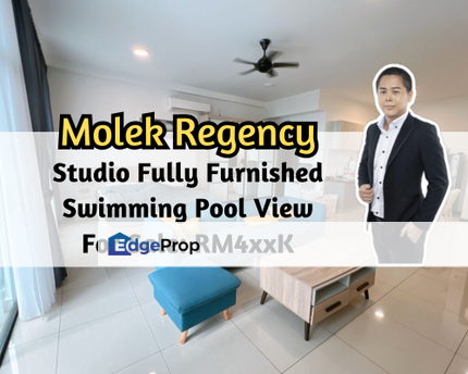 Molek Regency, Johor Bahru, Johor, Studio, Swimming Pool View, Fully Furnish, Gated Guard, Johor, Johor Bahru
